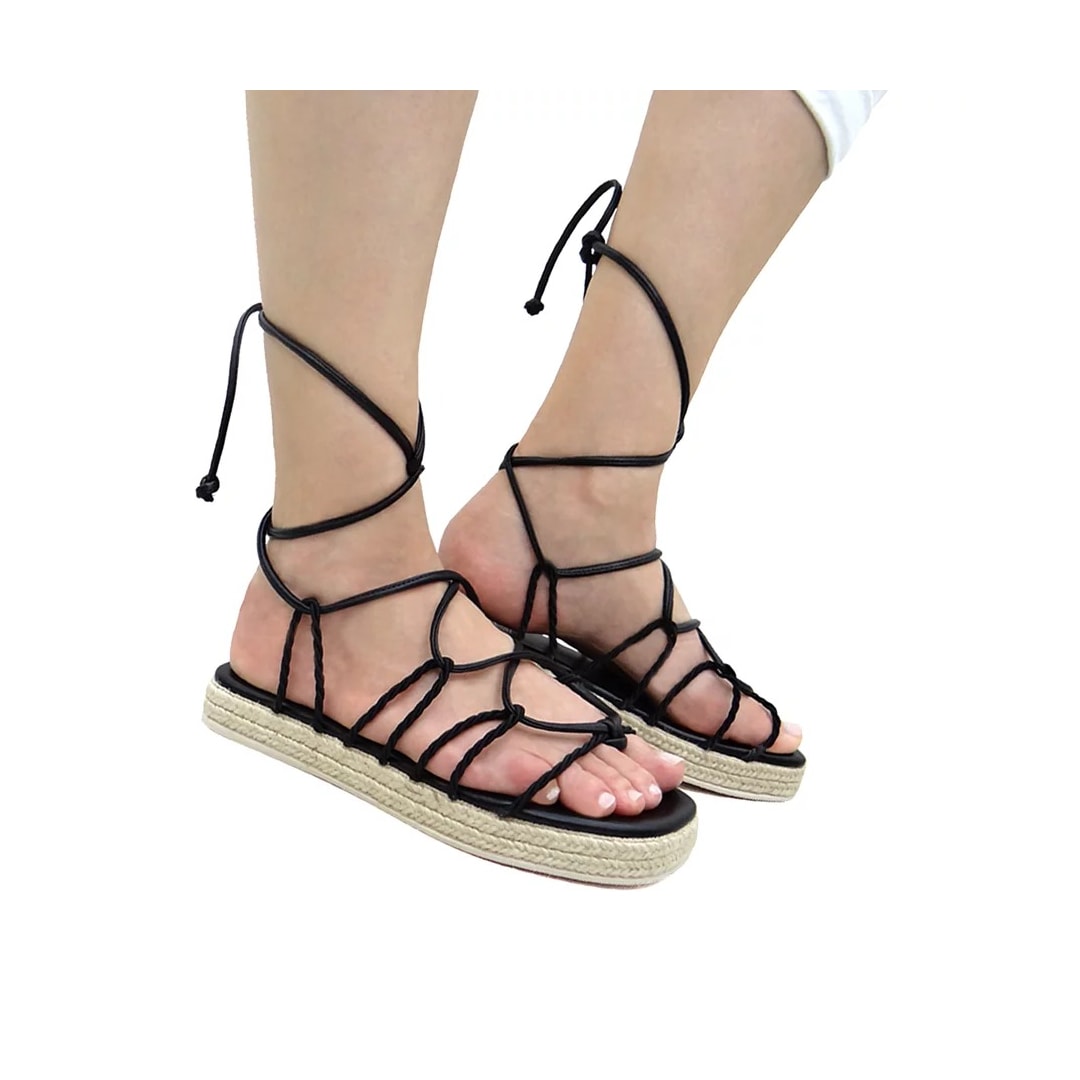 Sandália Sua Cia Flatform Papete 8326.14976 Preto Sandália Sua Cia Flatform Papete 8326.14976 Preto