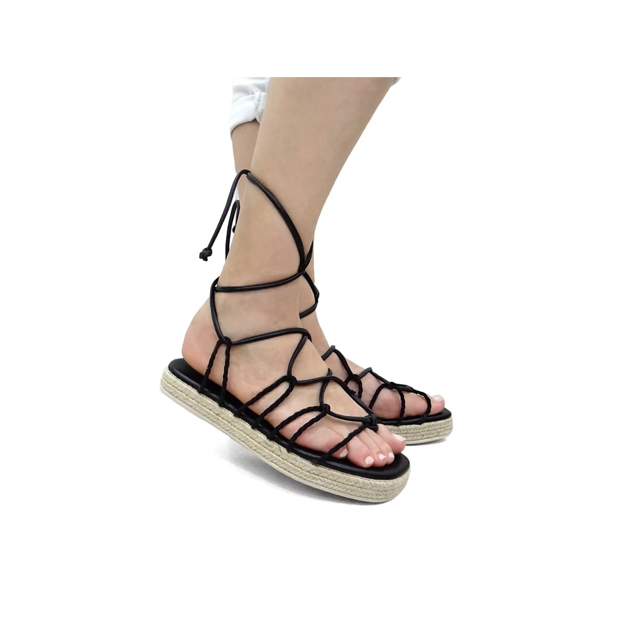 Sandália Sua Cia Flatform Papete 8326.14976 Preto Sandália Sua Cia Flatform Papete 8326.14976 Preto