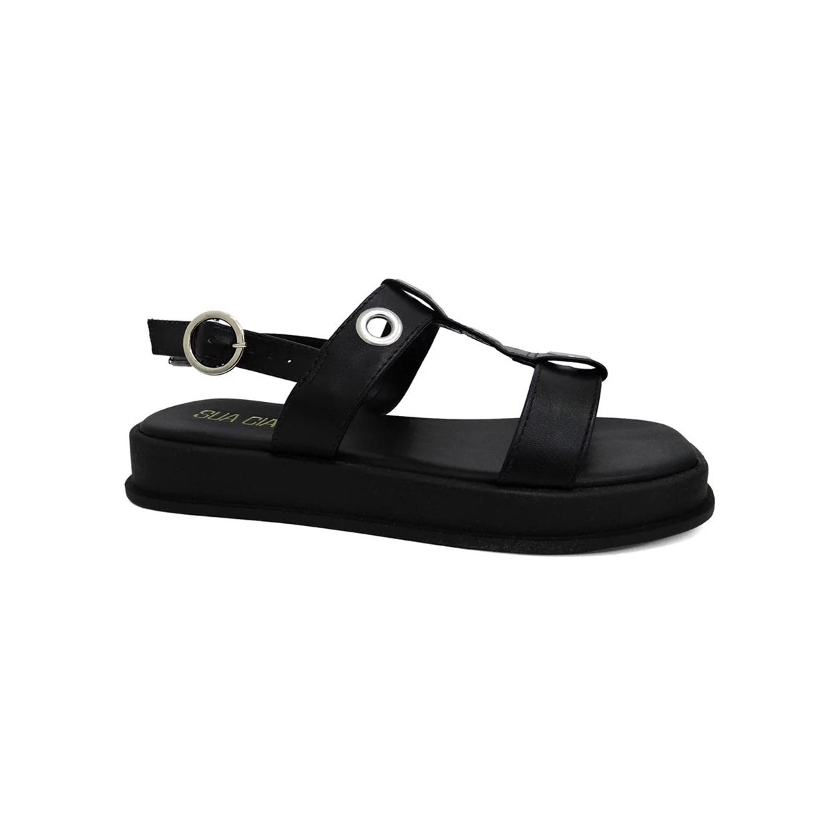 Sandália Sua Cia Papete Flatform 8343.15412 Preto Sandália Sua Cia Papete Flatform 8343.15412 Preto
