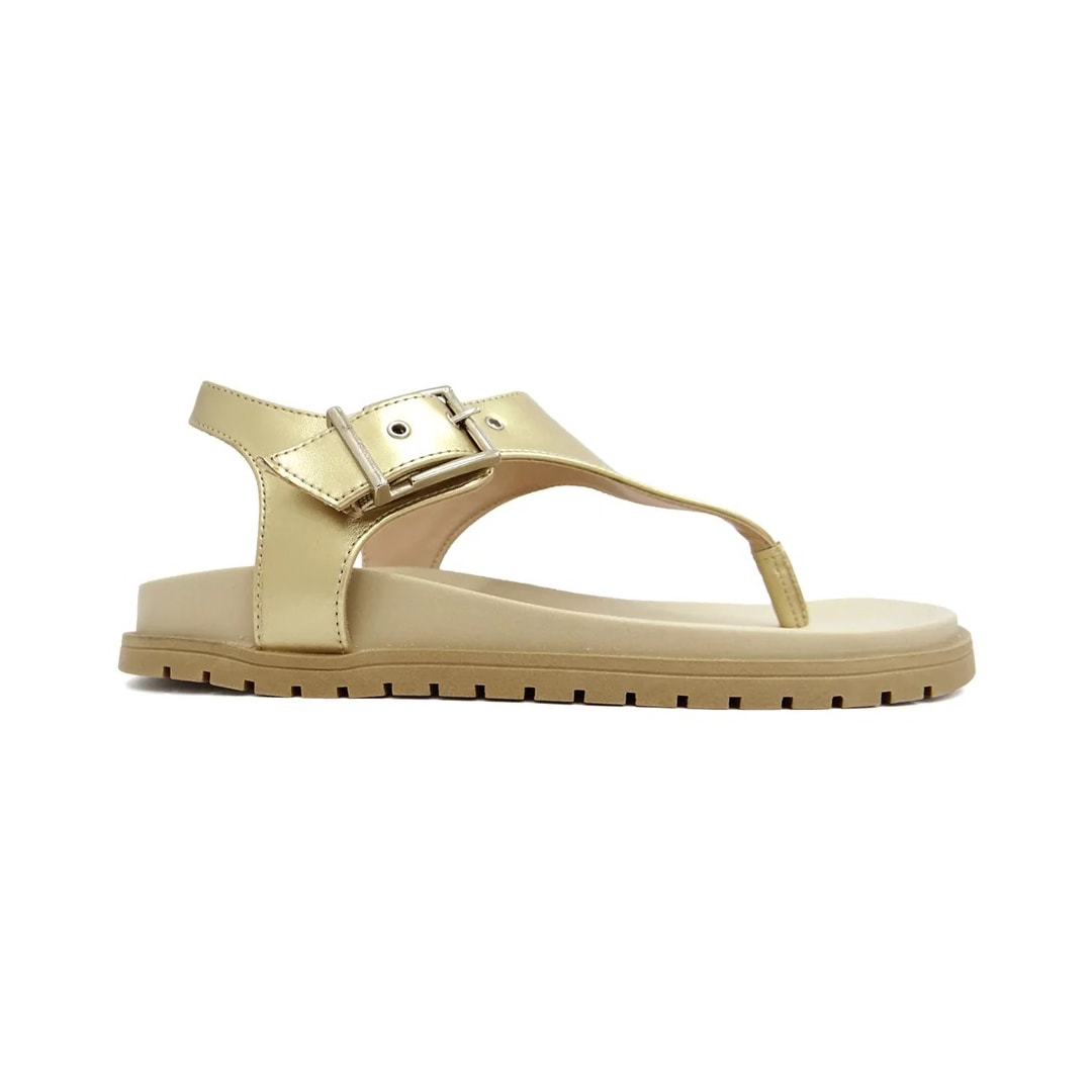 Sandália Sua Cia Papete Flatform 8354.15388 Light Gold