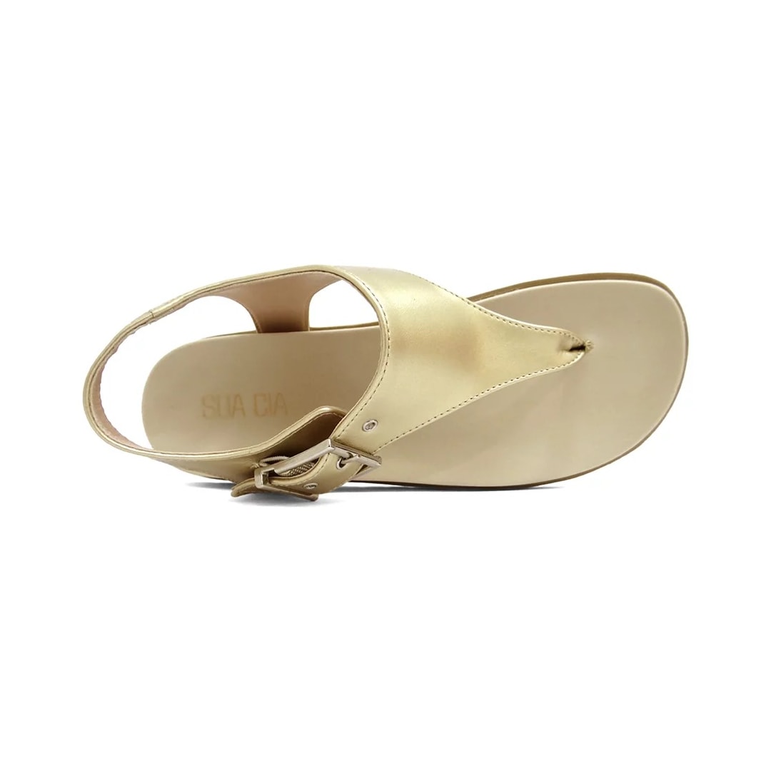 Sandália Sua Cia Papete Flatform 8354.15388 Light Gold Sandália Sua Cia Papete Flatform 8354.15388 Light Gold