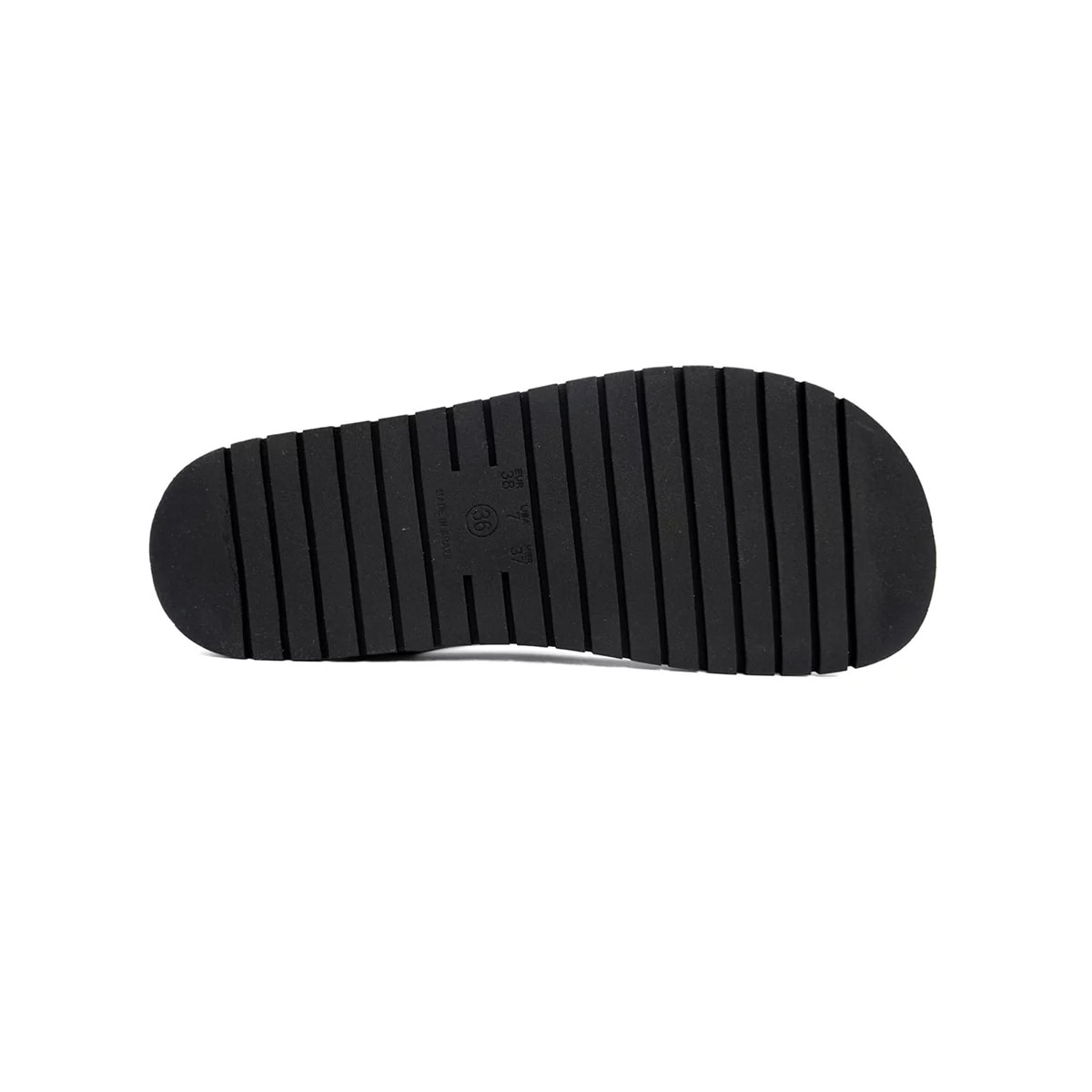 Sandália Sua Cia Papete Flatform 8354.15388 Pewter/Preto