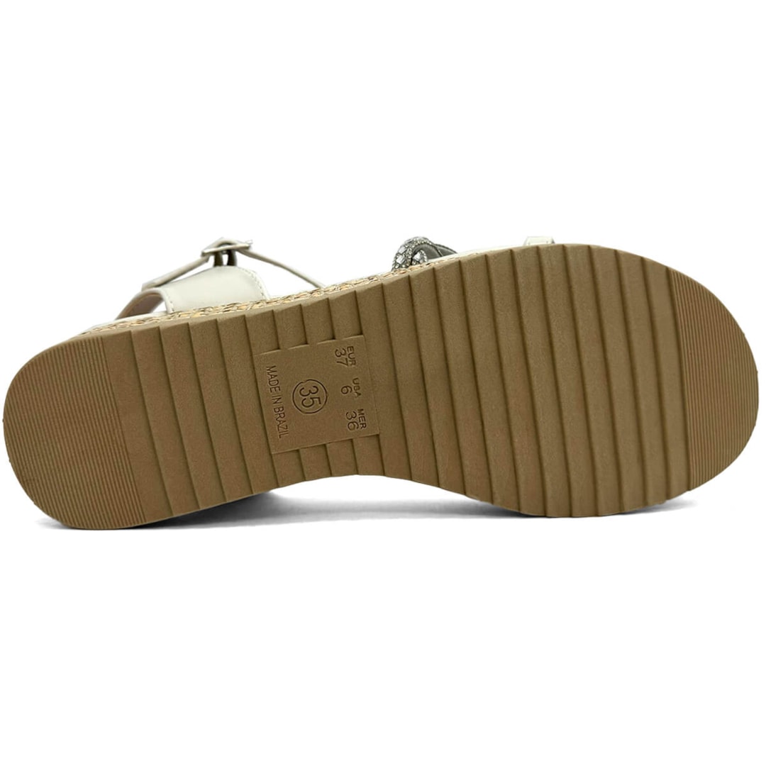 Sandália Sua Cia Papete Flatform 8365.15738 New Off White Sandália Sua Cia Papete Flatform 8365.15738 New Off White