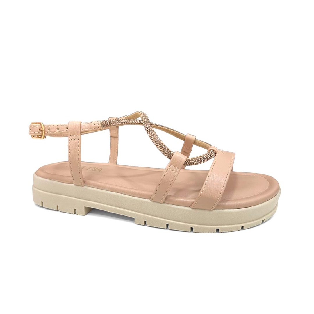 Sandália Sua Cia Papete Flatform 8456.16717 Natural