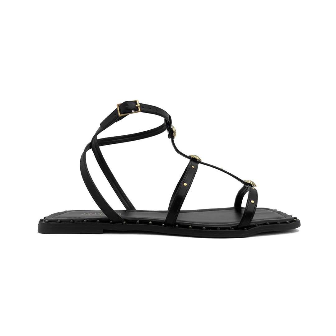 Sandália Sua Cia Rasteira 8394.16122 Preto