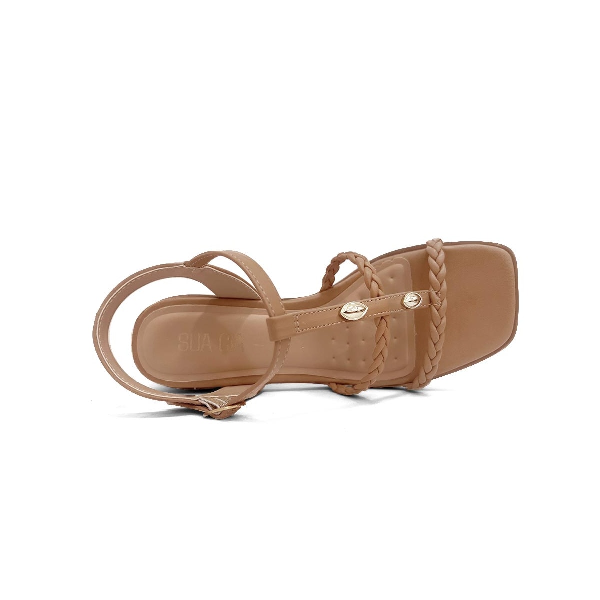 Sandália Sua Cia Salto Bloco 8405.16191 Ambar Sandália Sua Cia Salto Bloco 8405.16191 Ambar