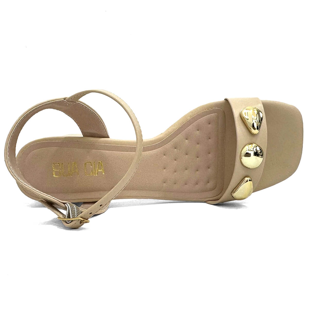 Sandália Sua Cia Salto Bloco Baixo 8368.15783 Areia Sandália Sua Cia Salto Bloco Baixo 8368.15783 Areia