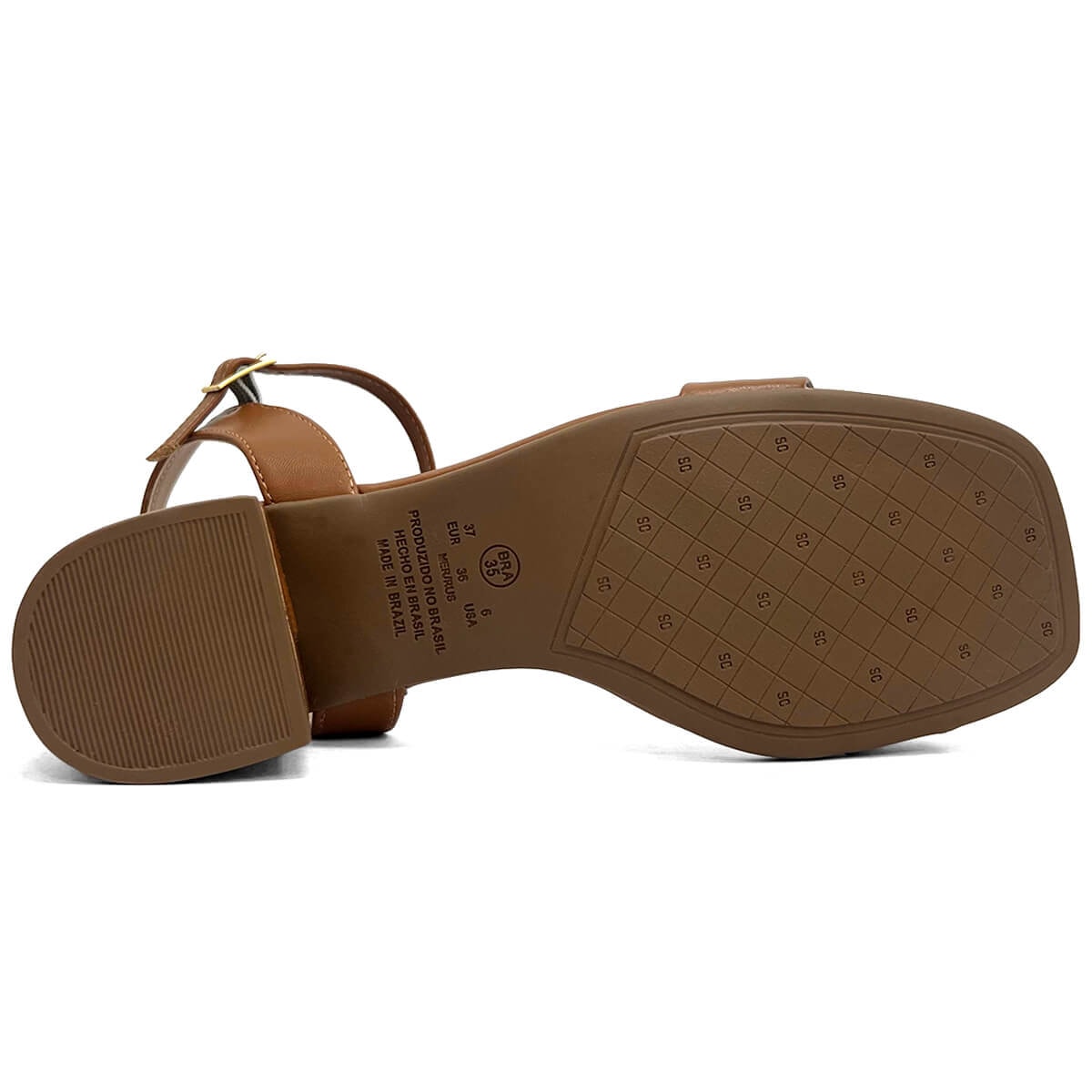 Sandália Sua Cia Salto Bloco Baixo 8368.15783 Casca Sandália Sua Cia Salto Bloco Baixo 8368.15783 Casca