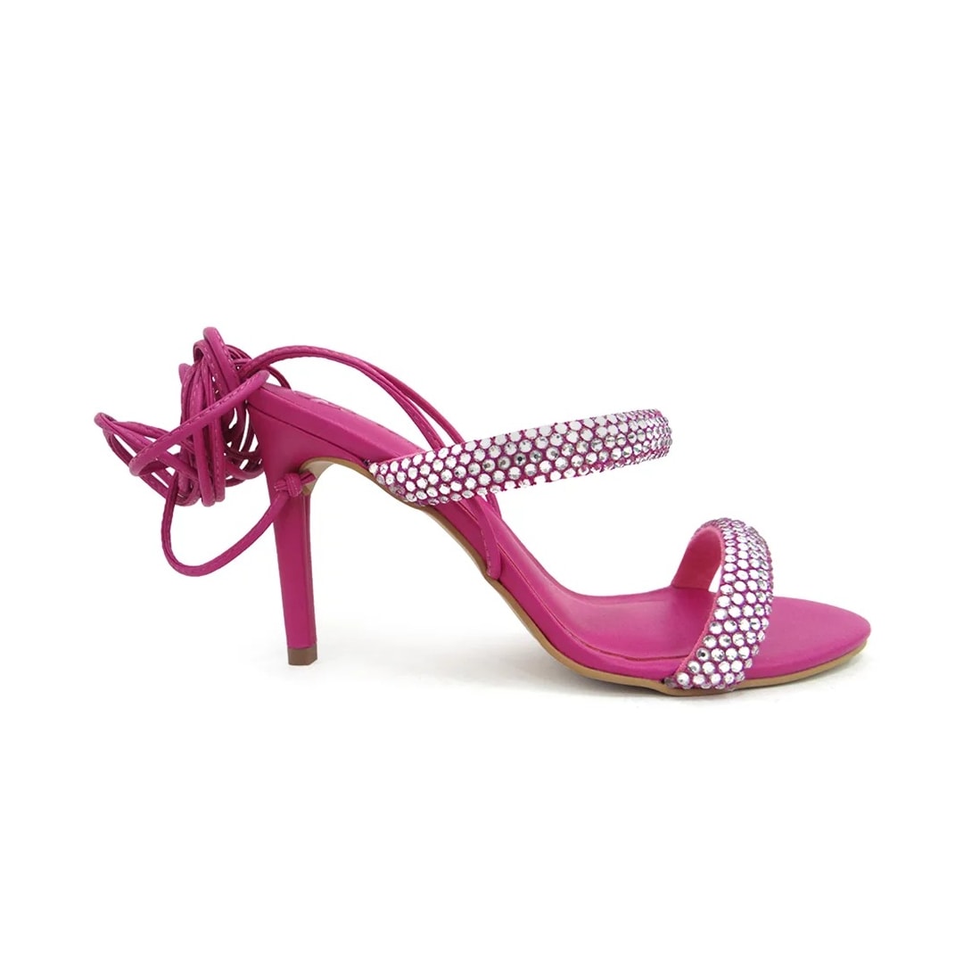 Sandália Tanara Salto Fino Alto T6881 Pink