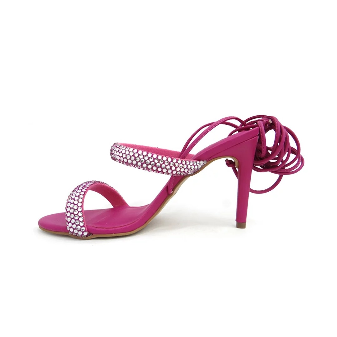 Sandália Tanara Salto Fino Alto T6881 Pink