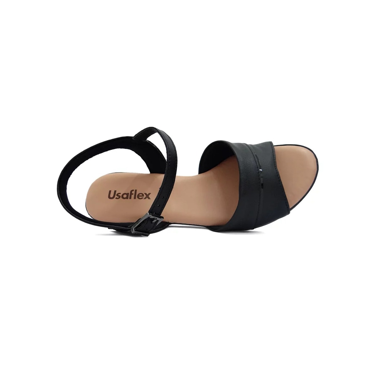 Sandália Usaflex Anabela Mm0903 Preto Sandália Usaflex Anabela Mm0903 Preto
