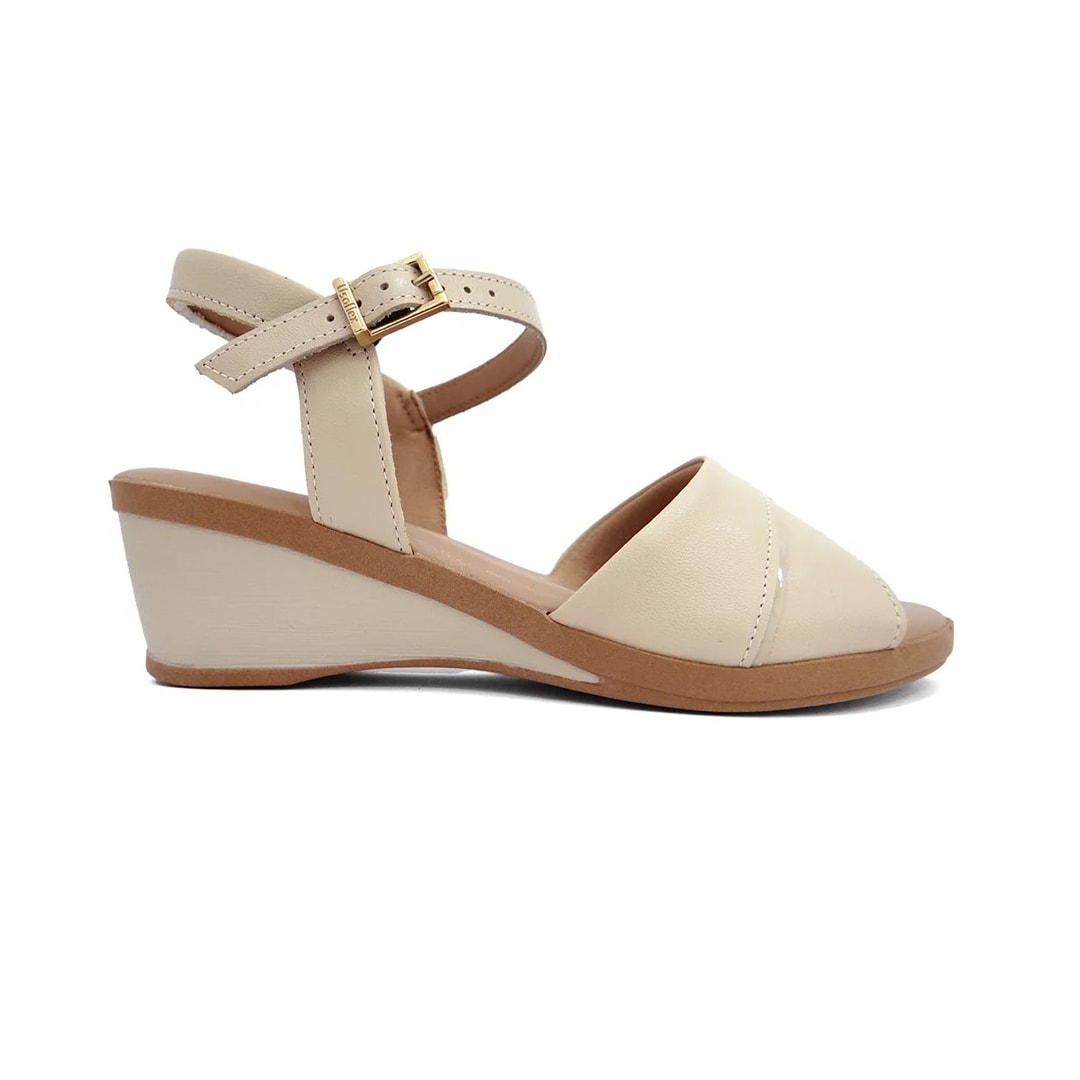 Sandália Usaflex Anabela Mm0903 Vanilla