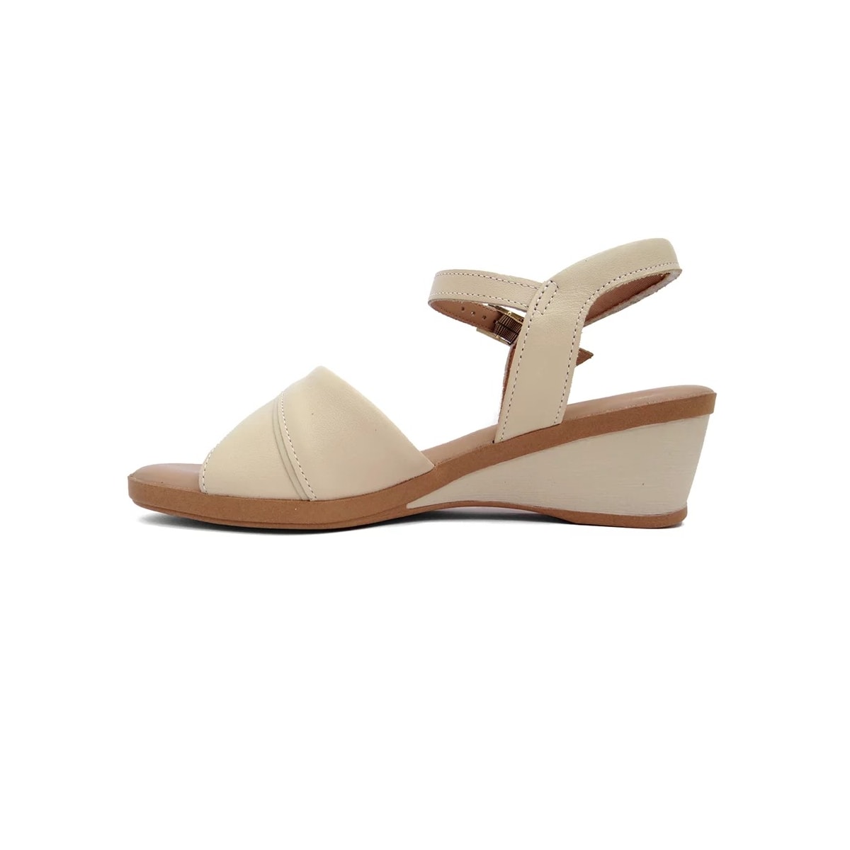 Sandália Usaflex Anabela Mm0903 Vanilla Sandália Usaflex Anabela Mm0903 Vanilla