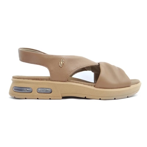 Sandalia Usaflex Conforto Ac4319 Camel