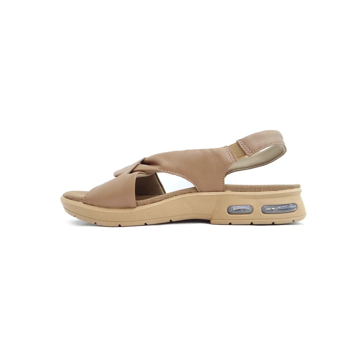 Sandália Usaflex Conforto Ac4319 Camel Sandália Usaflex Conforto Ac4319 Camel