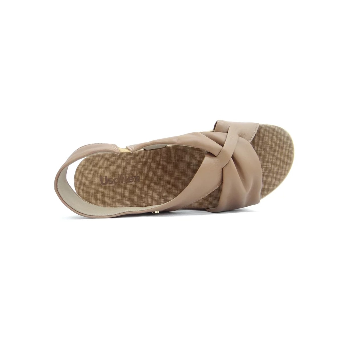 Sandália Usaflex Conforto Ac4319 Camel Sandália Usaflex Conforto Ac4319 Camel