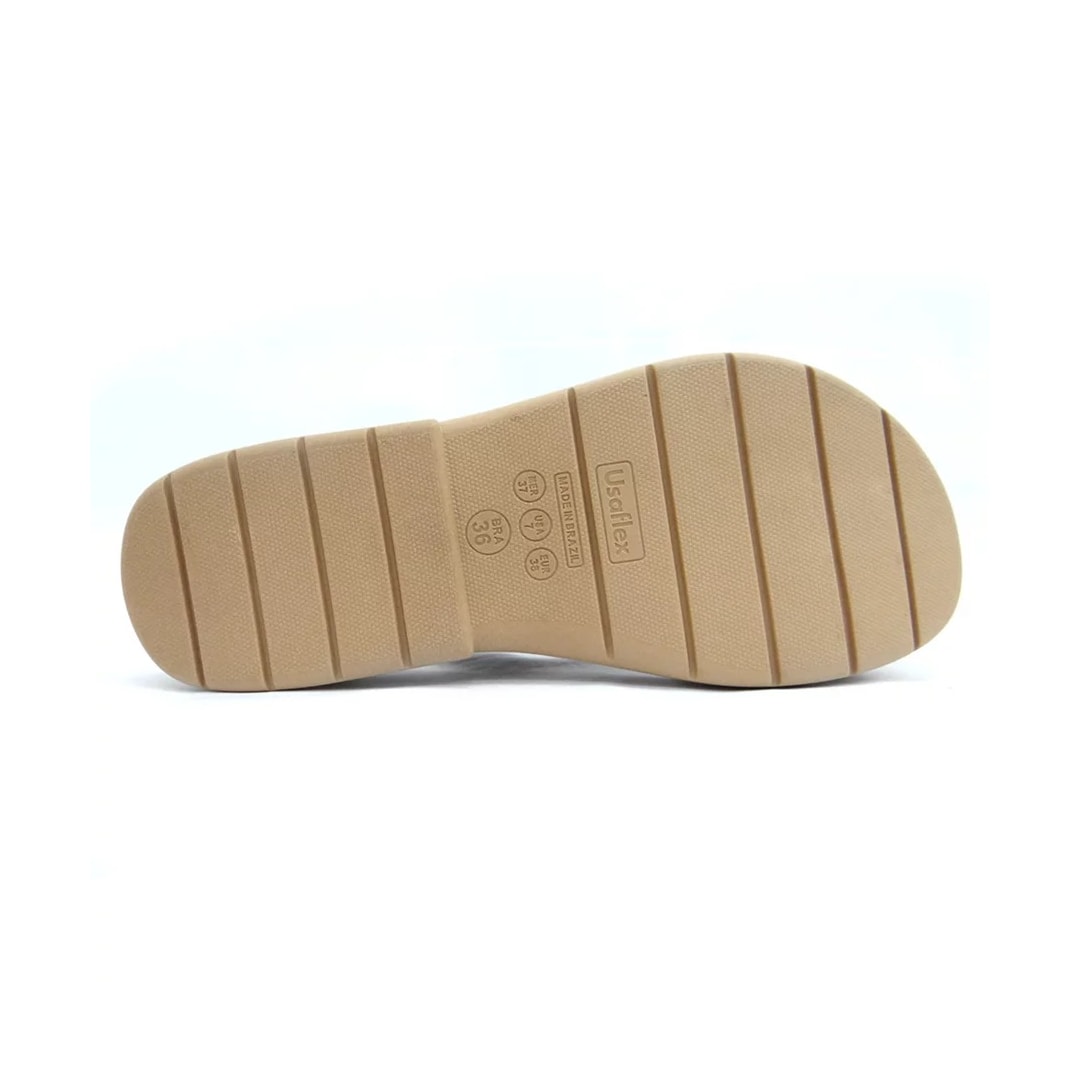 Sandália Usaflex Conforto Ac4319 Camel