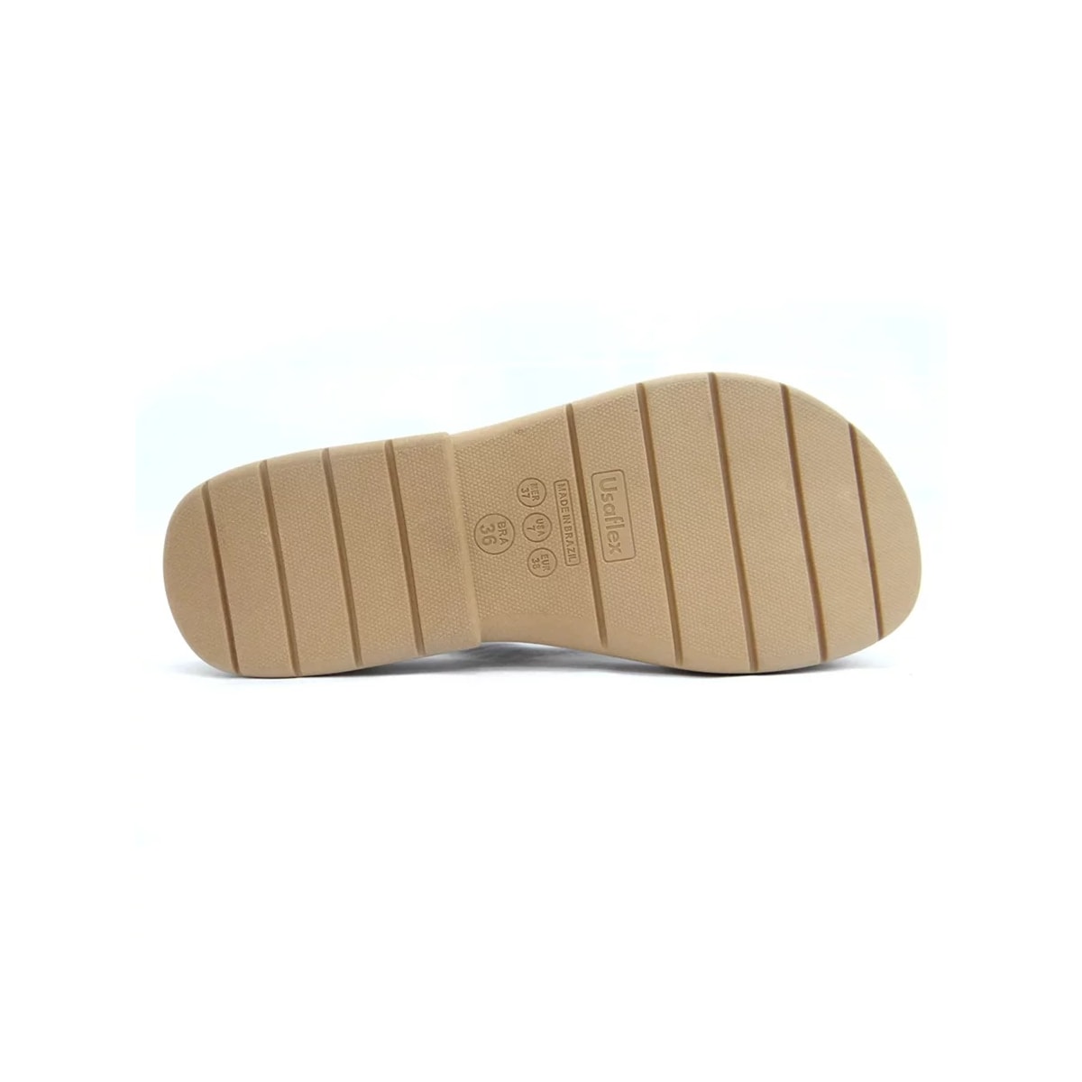 Sandália Usaflex Conforto Ac4319 Camel