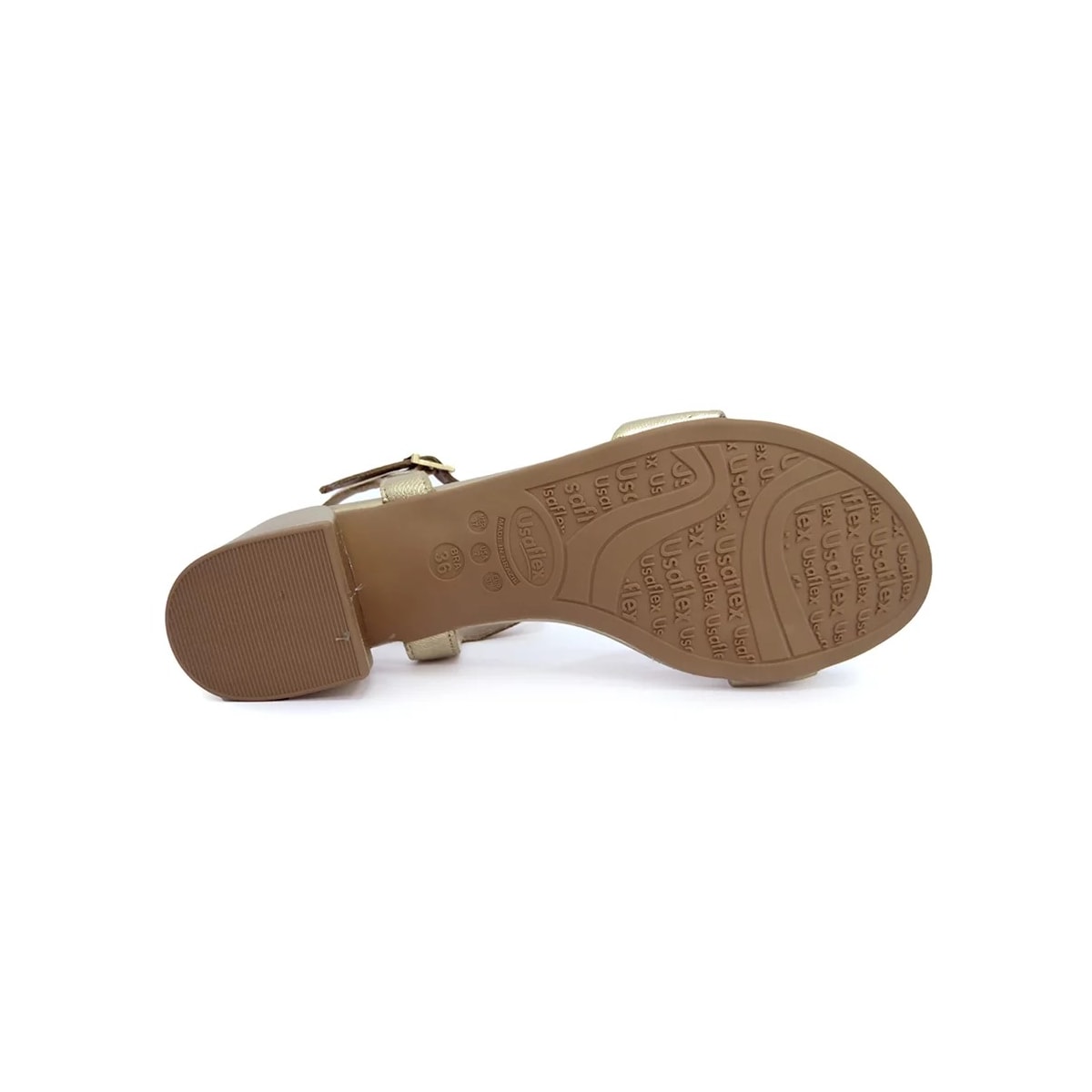 Sandália Usaflex Conforto Af3901 Prata Velha Sandália Usaflex Conforto Af3901 Prata Velha