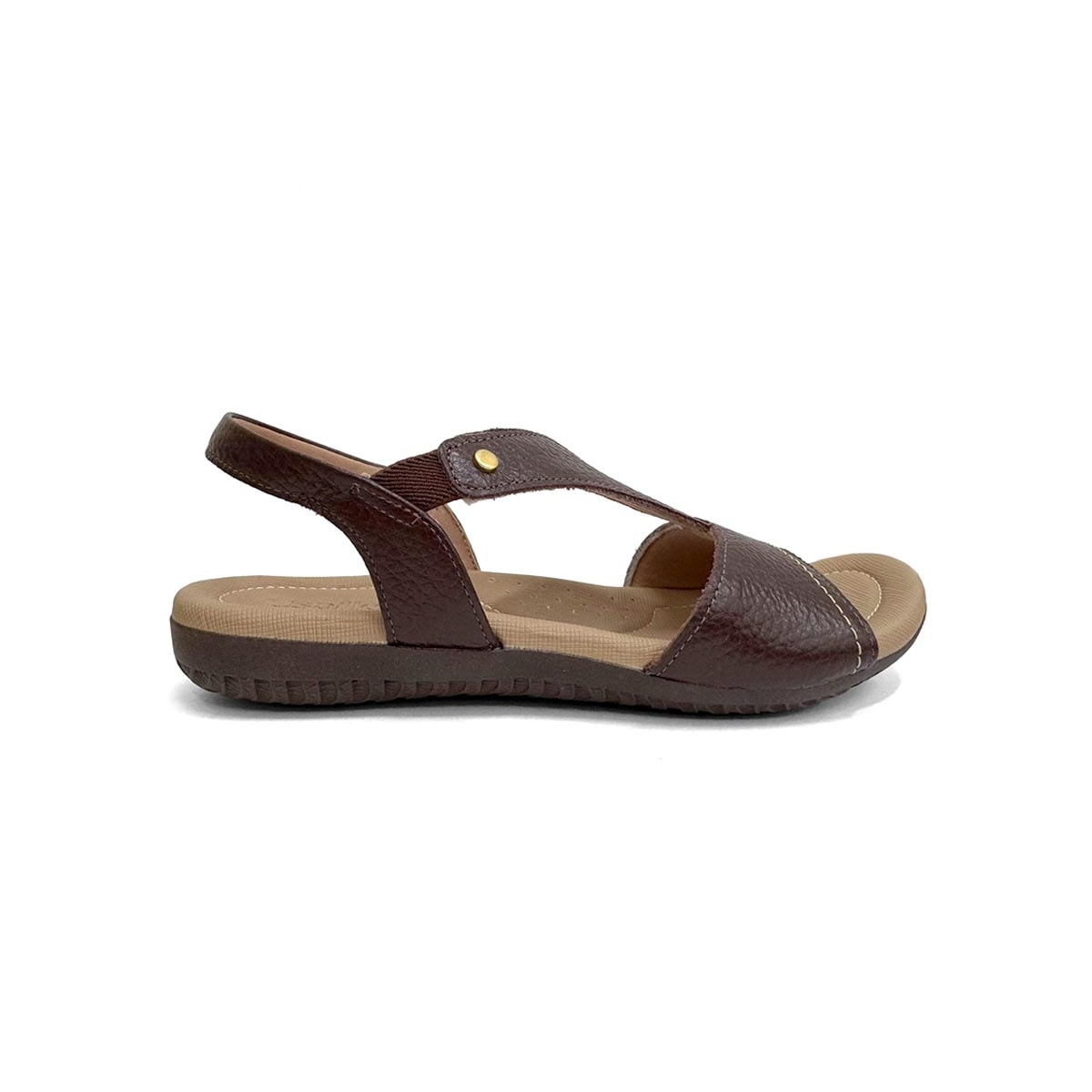 Sandália Usaflex Conforto Couro R1808 Pinhao Sandália Usaflex Conforto Couro R1808 Pinhao