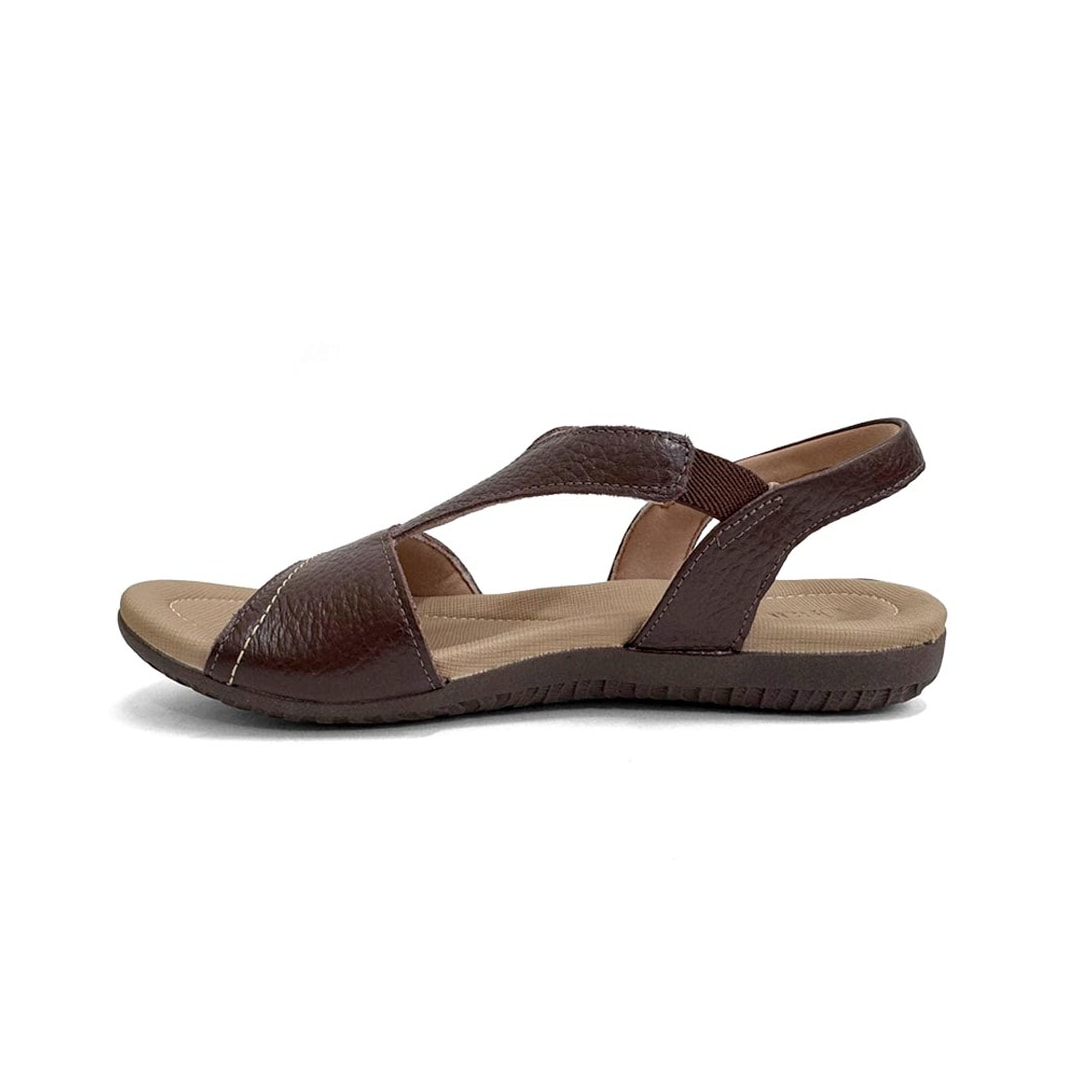 Sandália Usaflex Conforto Couro R1808 Pinhao Sandália Usaflex Conforto Couro R1808 Pinhao