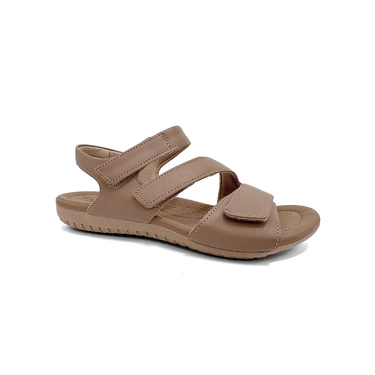 Sandália Usaflex Conforto De Couro R1869 Camel Sandália Usaflex Conforto De Couro R1869 Camel