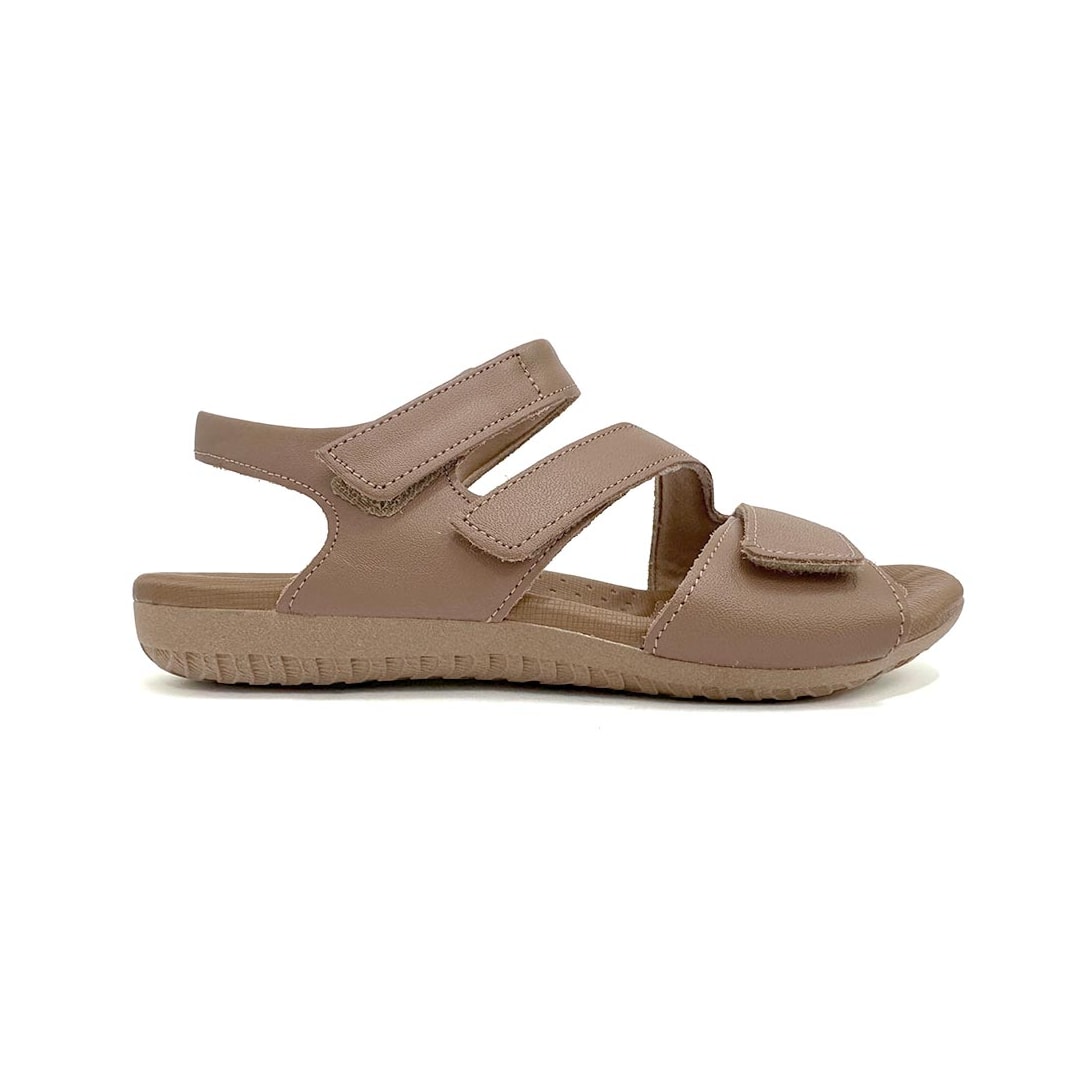 Sandália Usaflex Conforto De Couro R1869 Camel Sandália Usaflex Conforto De Couro R1869 Camel