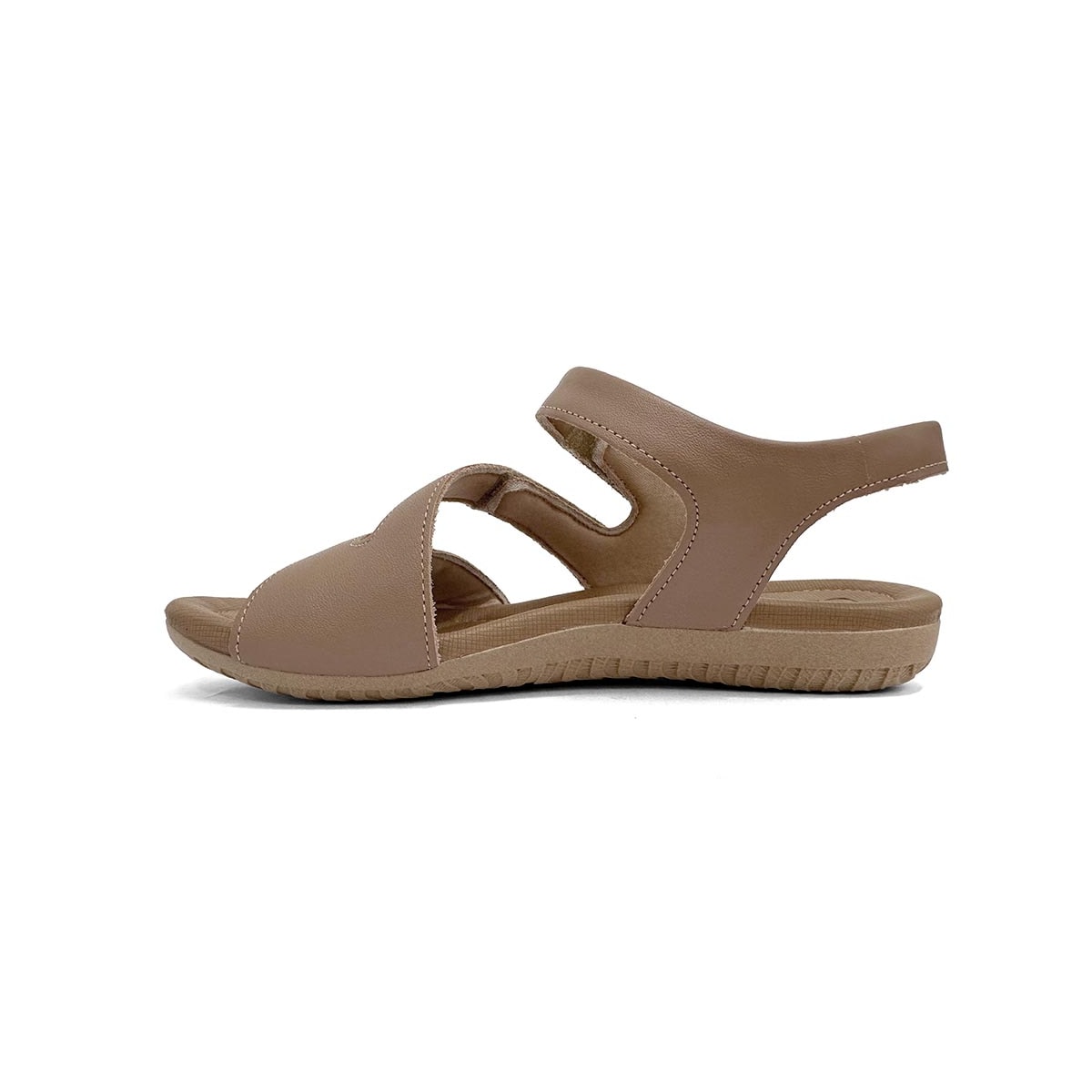 Sandália Usaflex Conforto De Couro R1869 Camel Sandália Usaflex Conforto De Couro R1869 Camel