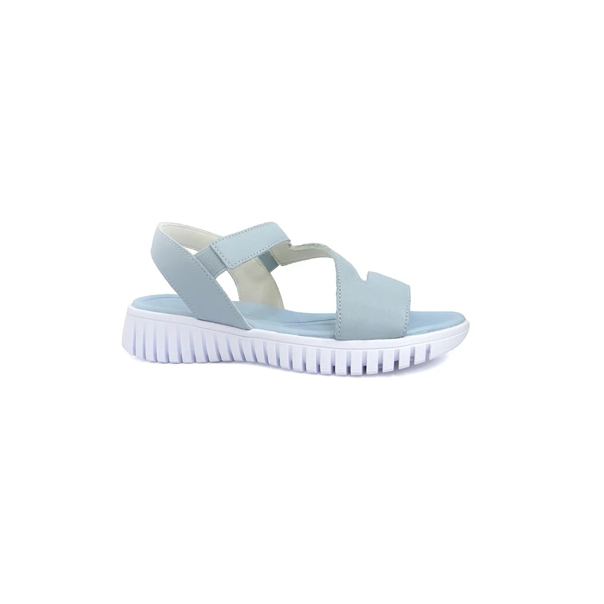 Sandália Usaflex De Couro Conforto Ah0109 Oceano Sandália Usaflex De Couro Conforto Ah0109 Oceano