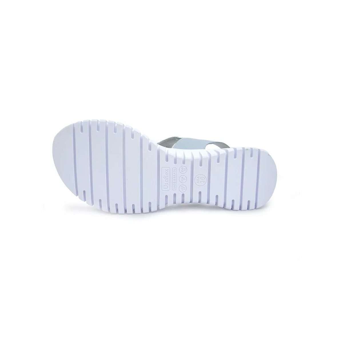 Sandália Usaflex De Couro Conforto Ah0109 Oceano Sandália Usaflex De Couro Conforto Ah0109 Oceano