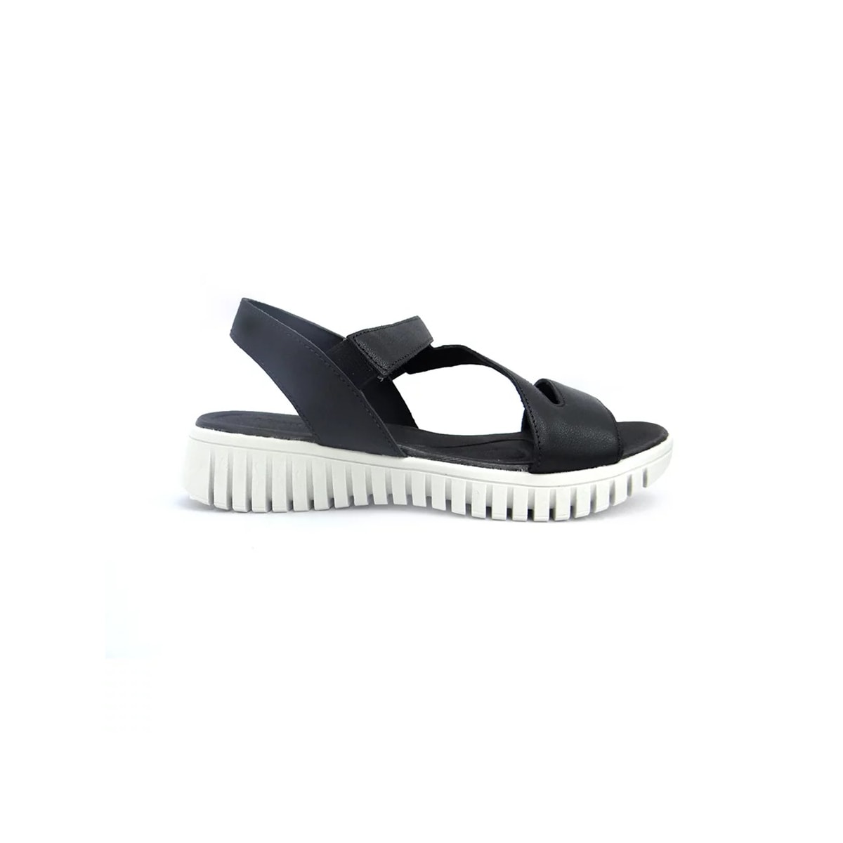 Sandália Usaflex De Couro Conforto Ah0109 Preto Sandália Usaflex De Couro Conforto Ah0109 Preto