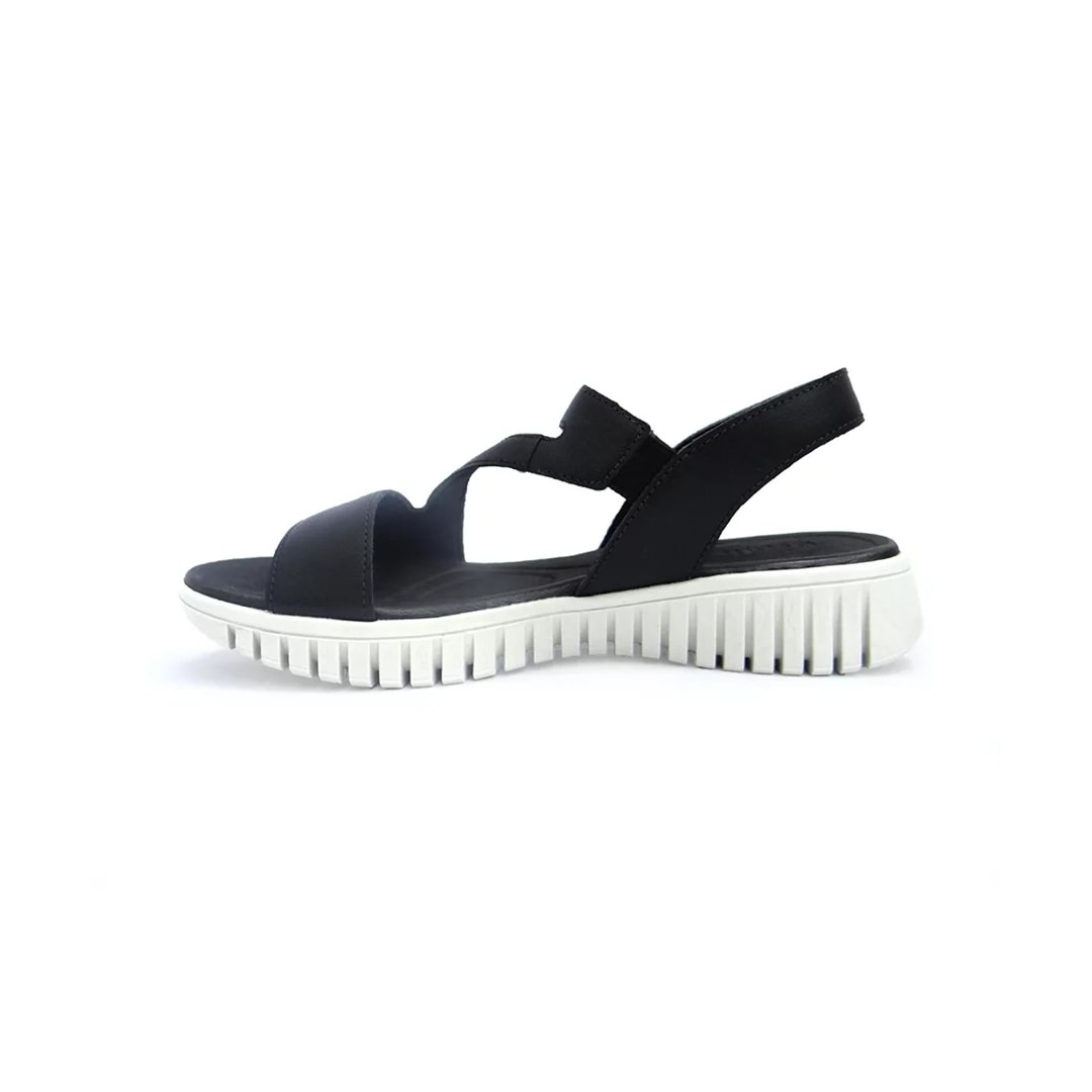 Sandália Usaflex De Couro Conforto Ah0109 Preto Sandália Usaflex De Couro Conforto Ah0109 Preto