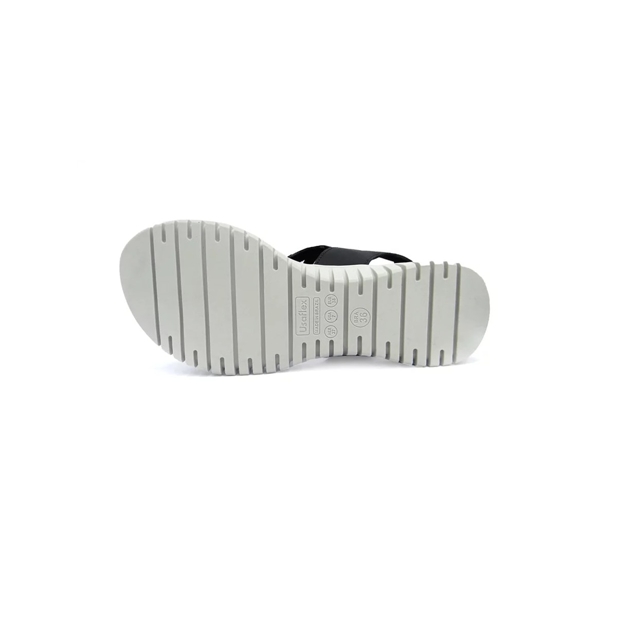 Sandália Usaflex De Couro Conforto Ah0109 Preto Sandália Usaflex De Couro Conforto Ah0109 Preto
