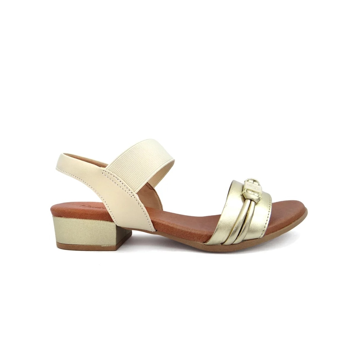 Sandália Usaflex De Couro Conforto Ai2706 Prata Velha Sandália Usaflex De Couro Conforto Ai2706 Prata Velha