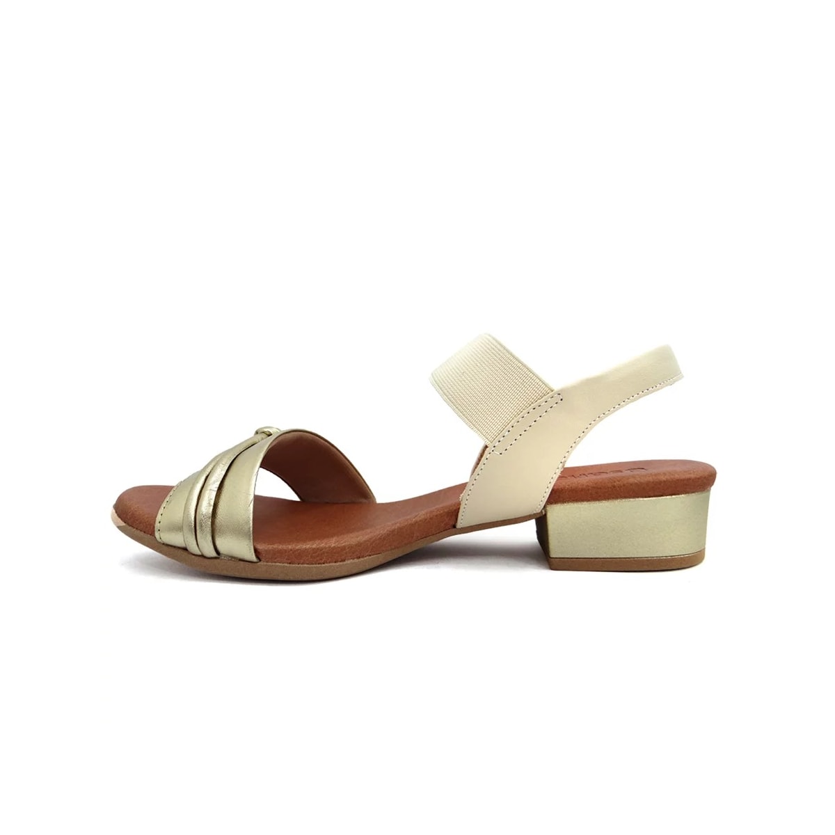 Sandália Usaflex De Couro Conforto Ai2706 Prata Velha Sandália Usaflex De Couro Conforto Ai2706 Prata Velha