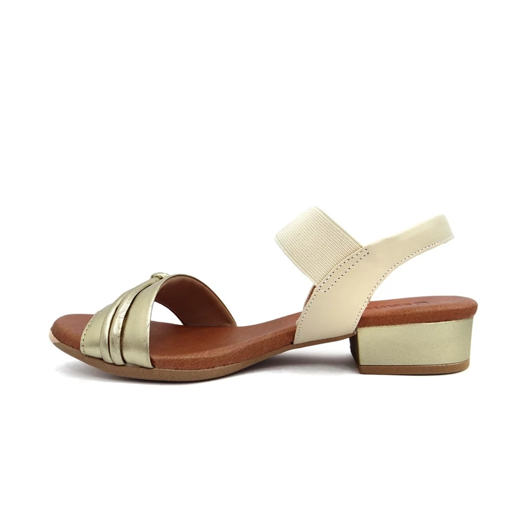 Sandália Usaflex De Couro Conforto Ai2706 Prata Velha Sandália Usaflex De Couro Conforto Ai2706 Prata Velha