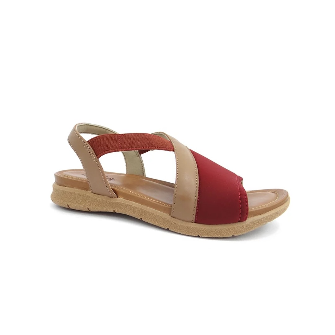 Sandália Usaflex Elastano Conforto Aa3008 Amora