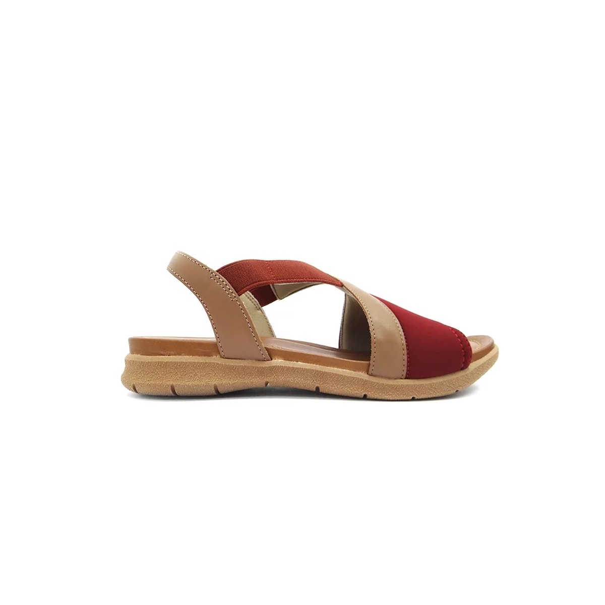 Sandália Usaflex Elastano Conforto Aa3008 Amora Sandália Usaflex Elastano Conforto Aa3008 Amora