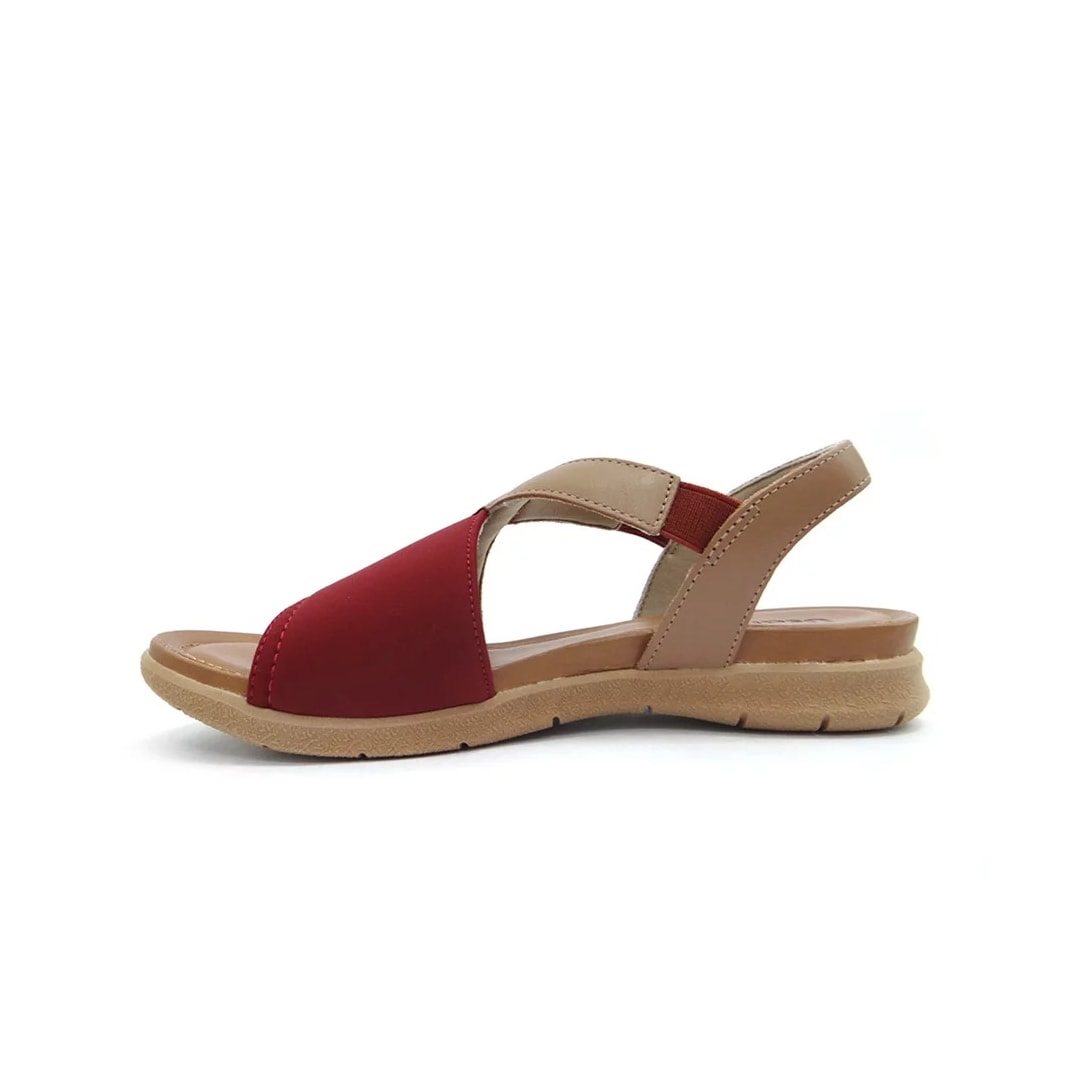 Sandália Usaflex Elastano Conforto Aa3008 Amora