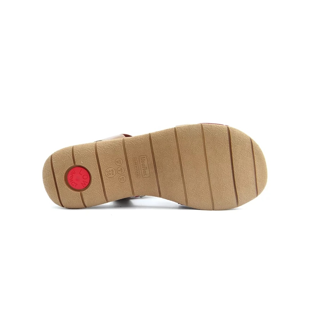 Sandália Usaflex Elastano Conforto Aa3008 Amora Sandália Usaflex Elastano Conforto Aa3008 Amora