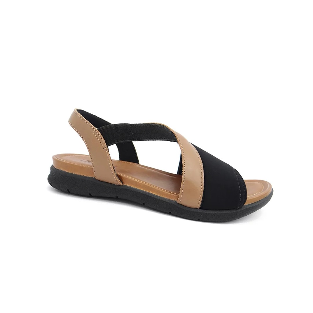 Sandália Usaflex Elastano Conforto Aa3008 Preto Sandália Usaflex Elastano Conforto Aa3008 Preto