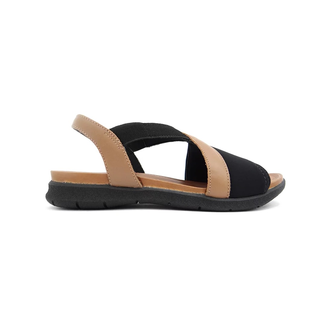 Sandália Usaflex Elastano Conforto Aa3008 Preto