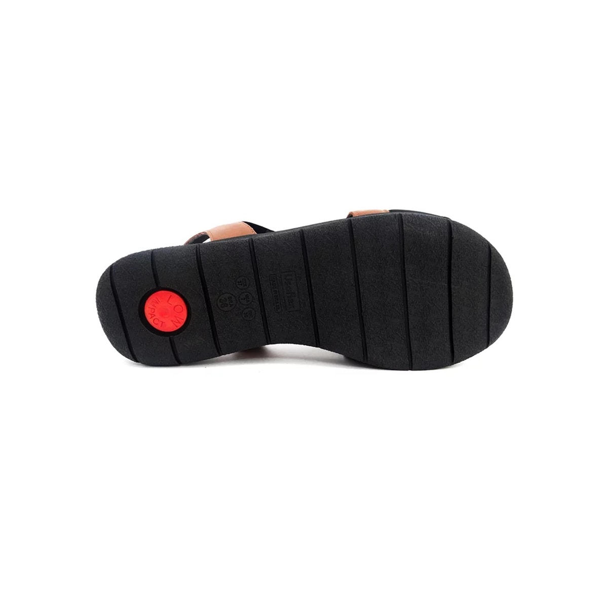 Sandália Usaflex Elastano Conforto Aa3008 Preto/Caramelo Sandália Usaflex Elastano Conforto Aa3008 Preto/Caramelo