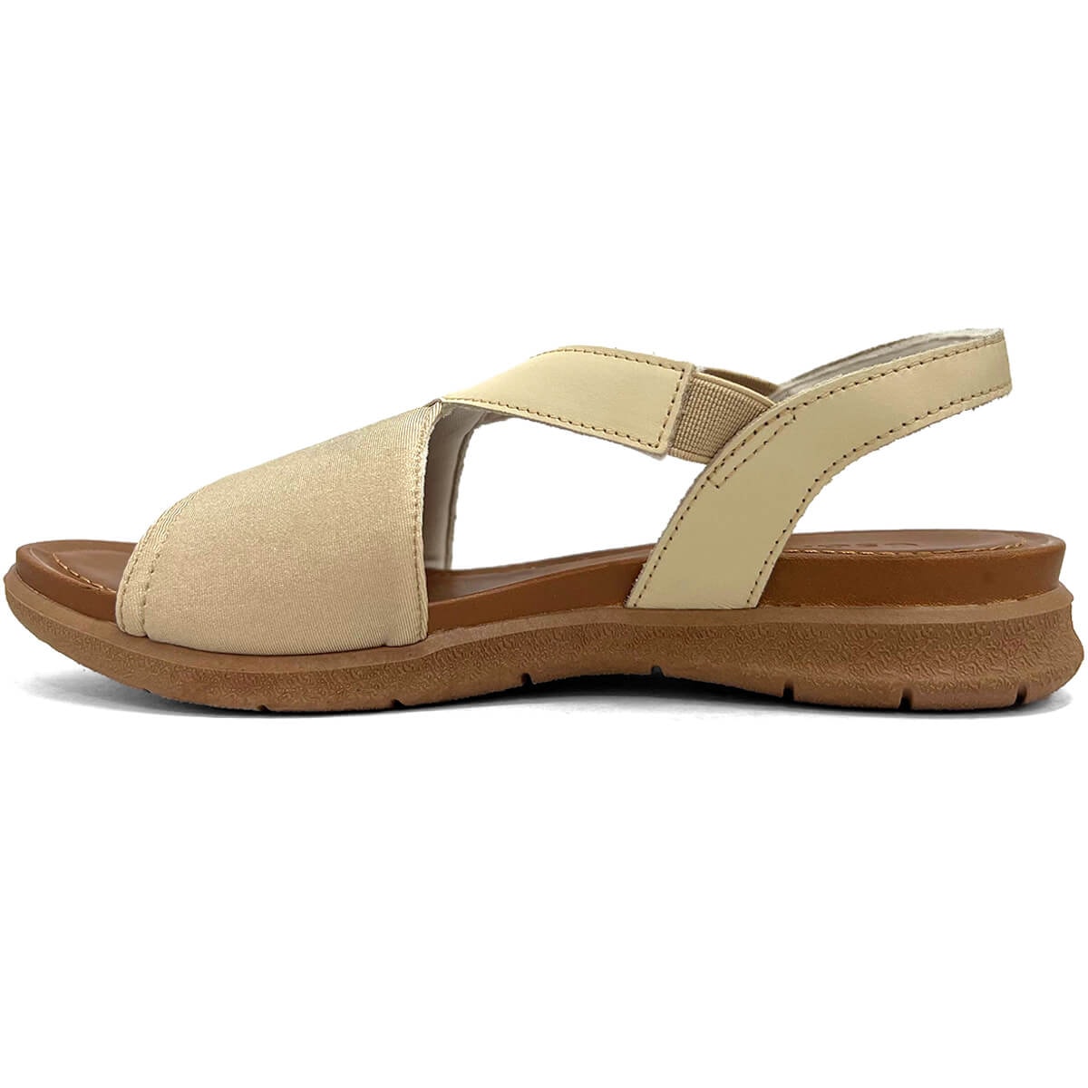Sandália Usaflex Elastano Conforto Aa3008 Vanilla Sandália Usaflex Elastano Conforto Aa3008 Vanilla