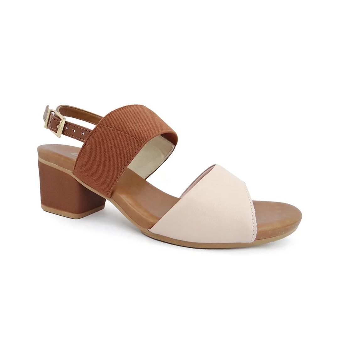 Sandália Usaflex Salto Bloco Ae3216 Vanilla Sandália Usaflex Salto Bloco Ae3216 Vanilla