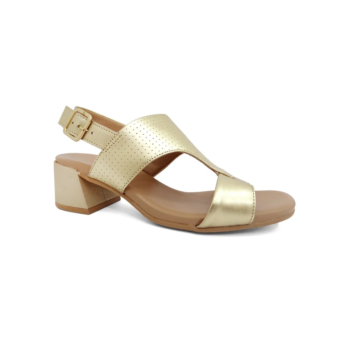 Sandália Usaflex Salto Bloco Aj2002 Prata Velha Sandália Usaflex Salto Bloco Aj2002 Prata Velha