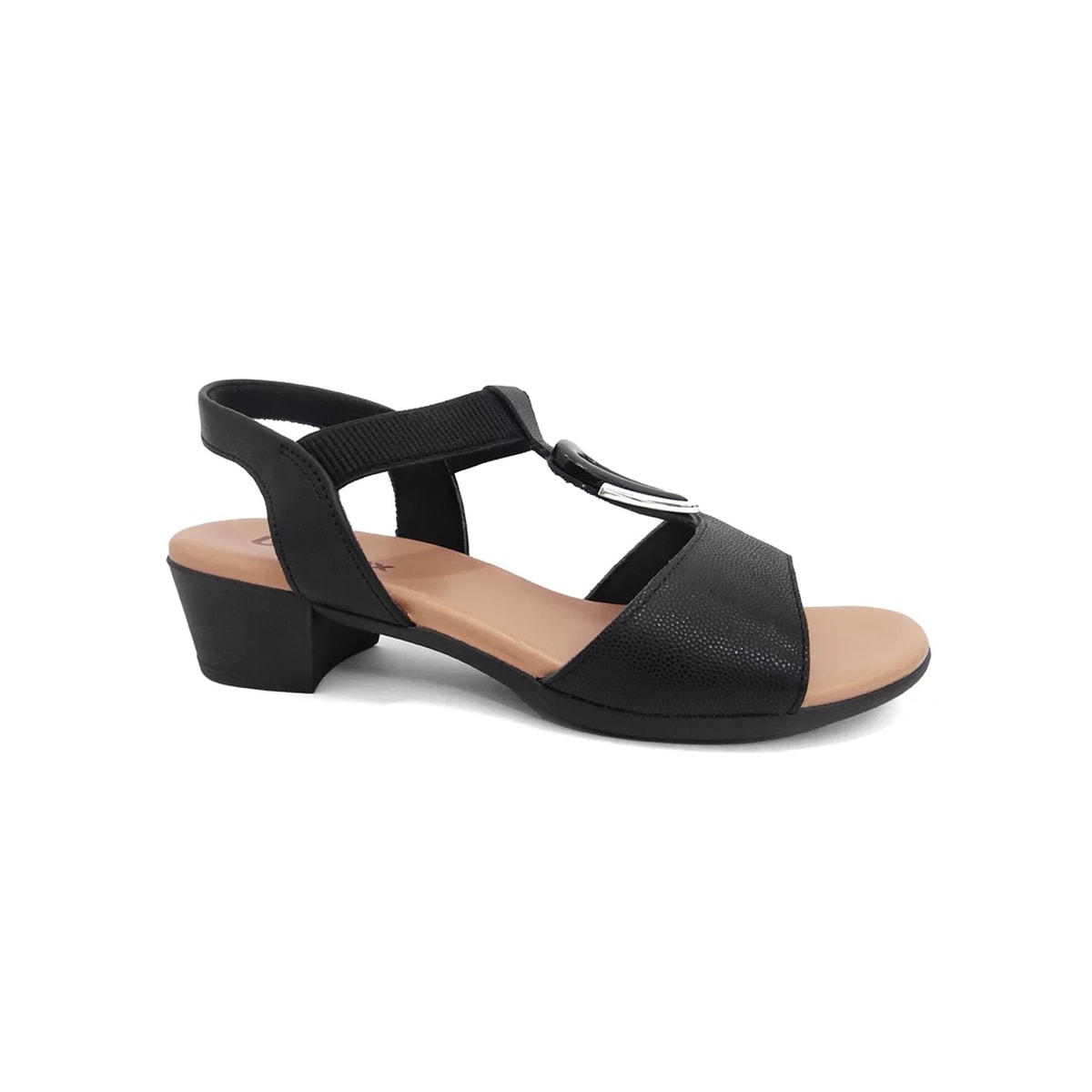 Sandália Usaflex Salto Bloco Baixo Mm0801 Preto Sandália Usaflex Salto Bloco Baixo Mm0801 Preto