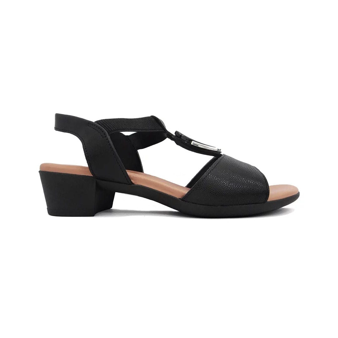 Sandália Usaflex Salto Bloco Baixo Mm0801 Preto Sandália Usaflex Salto Bloco Baixo Mm0801 Preto