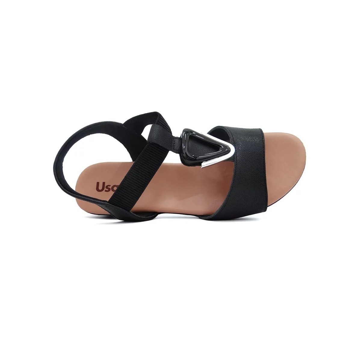 Sandália Usaflex Salto Bloco Baixo Mm0801 Preto Sandália Usaflex Salto Bloco Baixo Mm0801 Preto