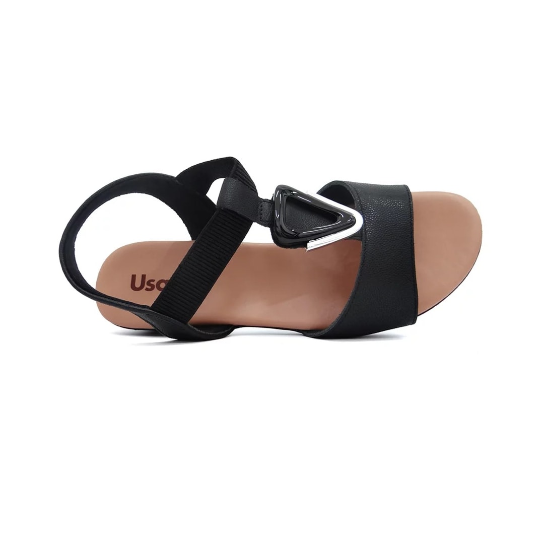 Sandália Usaflex Salto Bloco Baixo Mm0801 Preto Sandália Usaflex Salto Bloco Baixo Mm0801 Preto